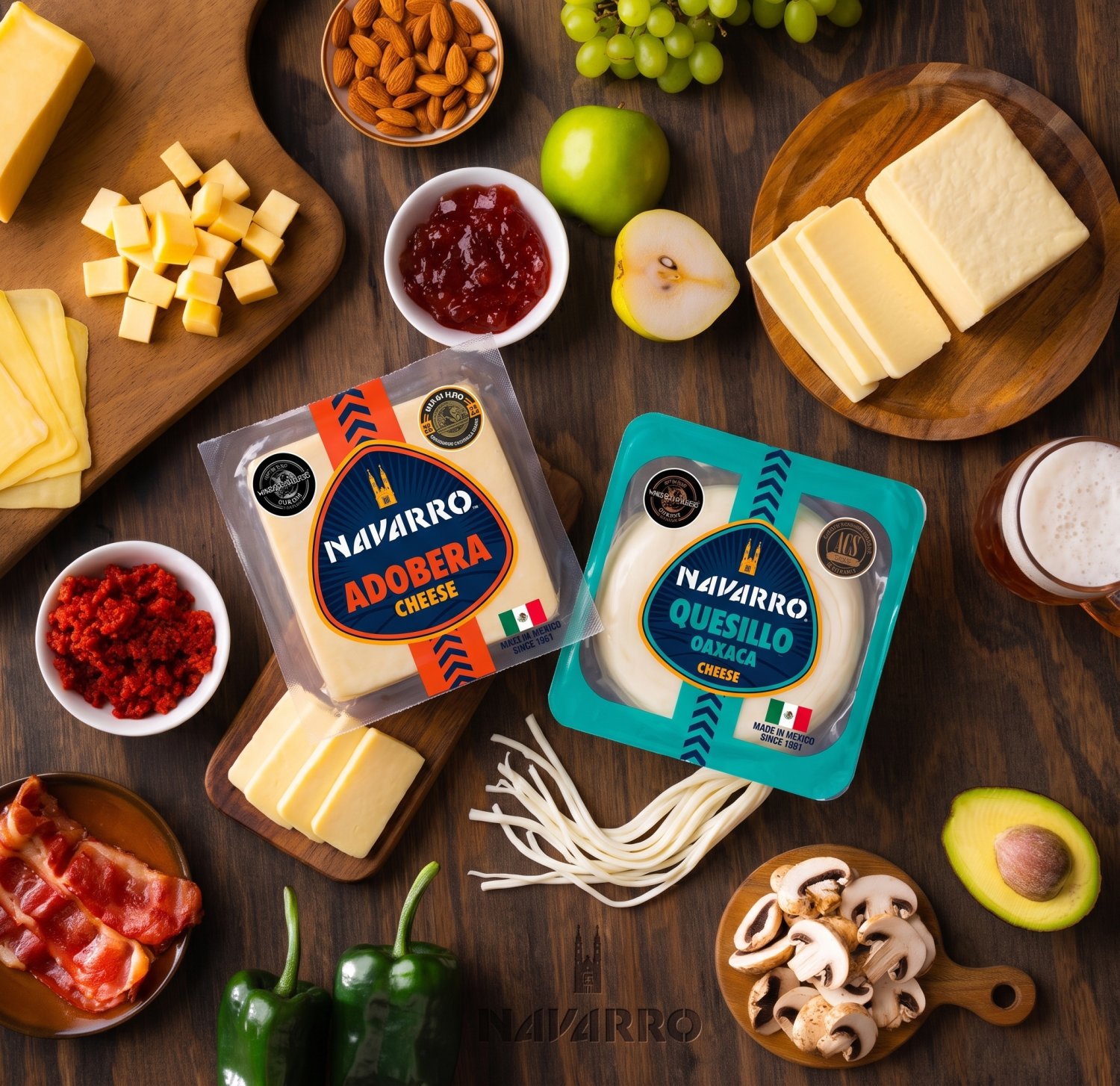 Navarro Adobera Cheese and Quesillo Oaxaca