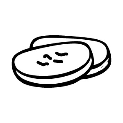 Baked in bread